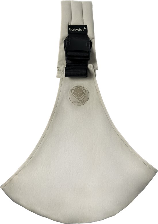 Babydoc - CloudCarrier Taupe - Ergonomische Draagzak - 100% Organisch Katoen – Ademend en Lichtgewicht – Eenvoudig verstelbaar - Hoog draagcomfort van Merkloos