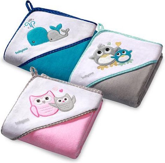 babydoek blauw of grijs / badcape / baddoek baby / Babystartup/badcape/babycape/babyshower 100 x 100
