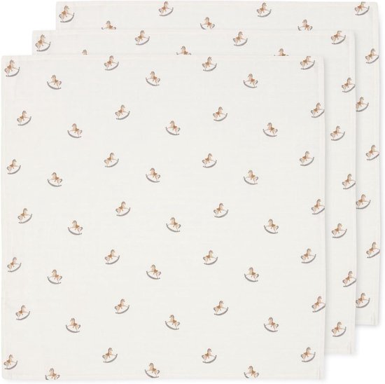 Babydoeken 3-pack - Spuugdoekjes Hydrofiel - Babyverzorging Thuis - Oeko-Tex Gecertificeerd - 70 x 70 cm - Nostalgic Ride