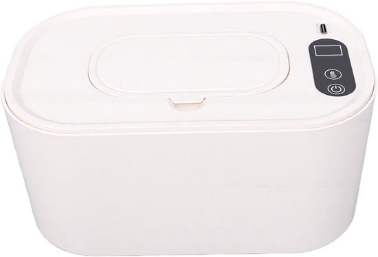 Babydoekjes Warmer - Doekjes Dispenser - Comfortabele Verzorging - Instelbare Temperatuur - Plaats 80 Doekjes - Wit