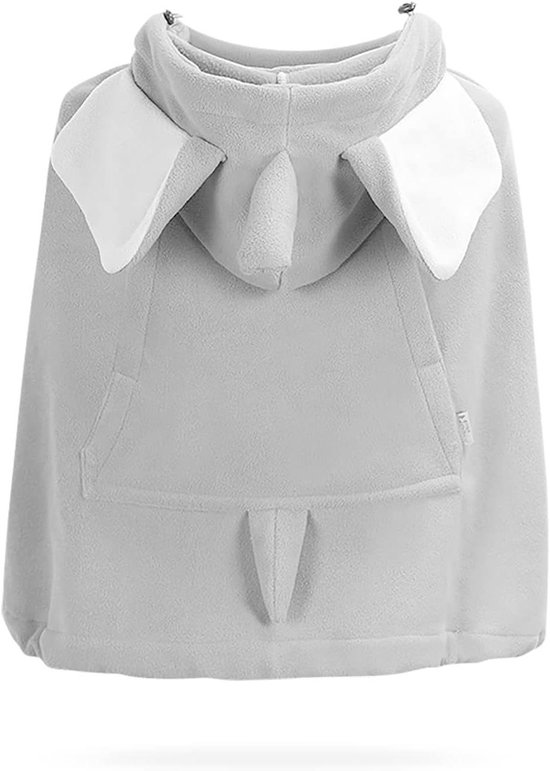 Babydraagzak met capuchon - Draagzakhoes Draagdoek - Baby Warm Houden - Universele Pasvorm - 31 x 237 x 123 cm
