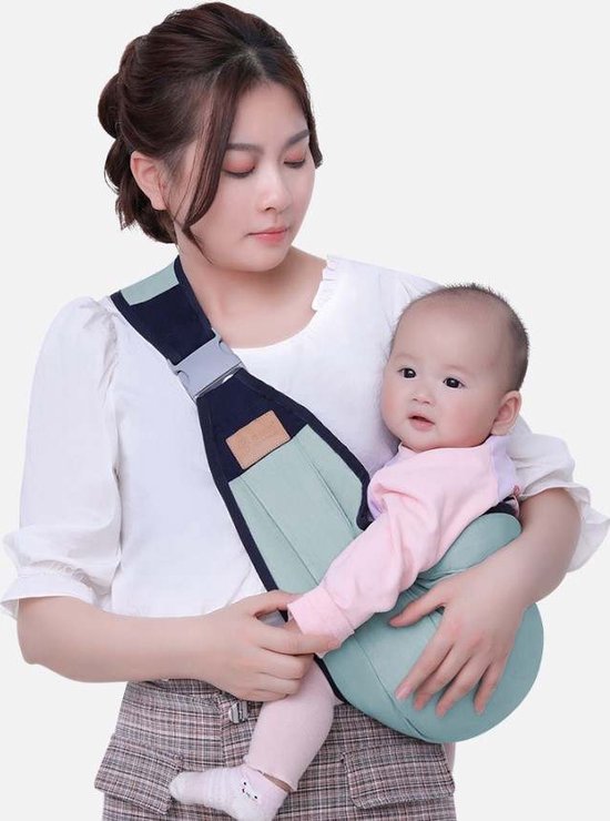Babydrager Groen - Draagzak Rugzak Katoen voor pasgeboren tot peuters ,Baby carrier, ergonomic baby carrier - Kinderkraft baby carrier van Kinderkraft