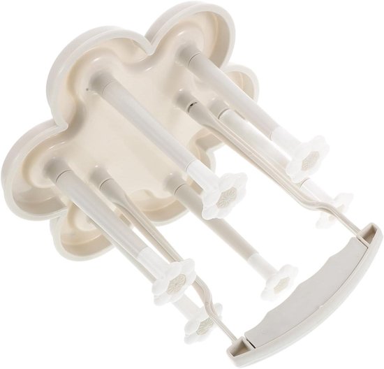 Babyfles Droogrek - Flessenhouder - Flessen Drogen - Ruimtebesparend Design - 23.5x21.5x14cm - Beige