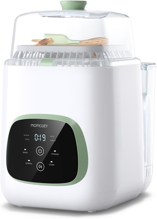 Babyfles Reiniger - Flesjes Wassen Steriliseren - Babyvoeding Bereiden - Hogedruk Reiniging - 45.7 x 40.79 x 29.7 cm - Wit