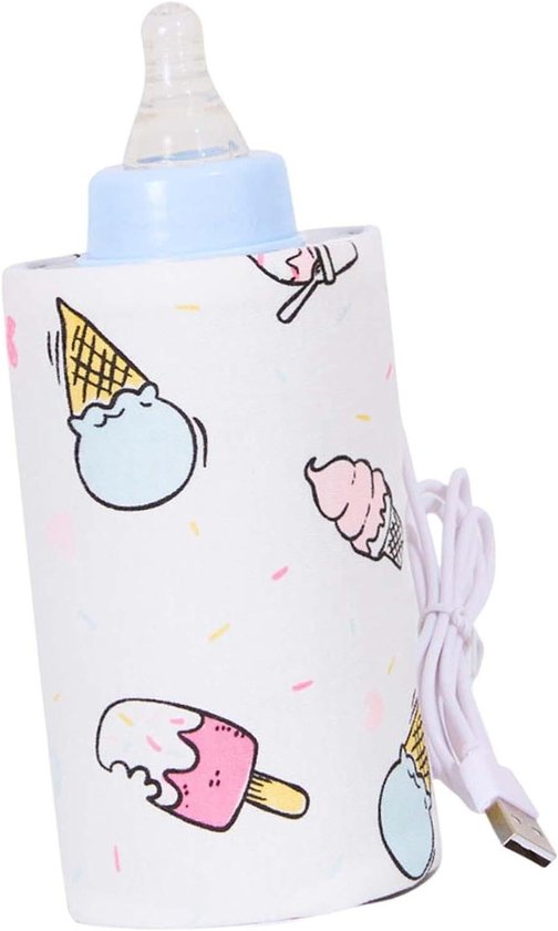 Babyfles Sleeve - Flessenwarmer Geïsoleerd - Melk Warm Houden - Urenlang Isolatie - 29 x 13 cm - IJs
