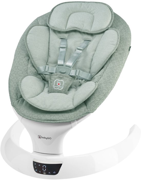BabyGo Swing Green Elektrische Babyschommel