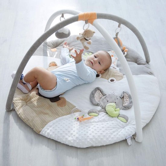 Babygym, Baby cadeau - jongen & meisje, Dierenvriendjes Speelmat, Interactief Speelgoed - Multikleuren. van Lovevery