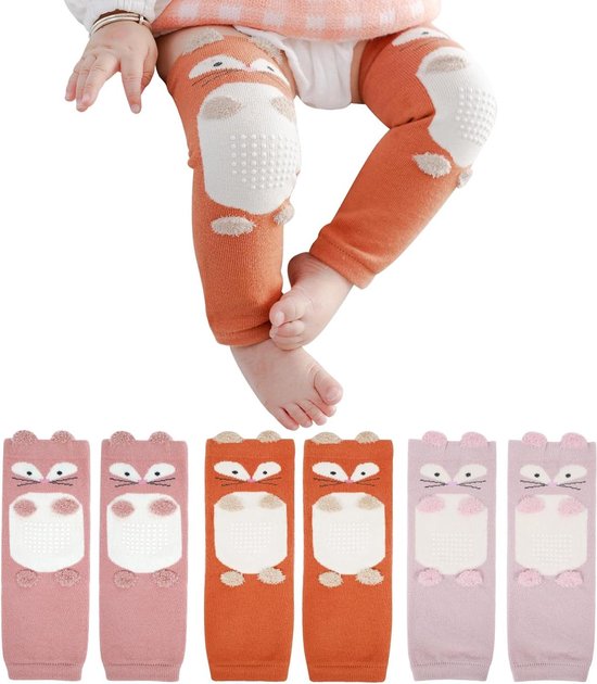 Babyleggings - Warmers - Extra laag - Schattige dierenprint - 3 stuks - Multicolor