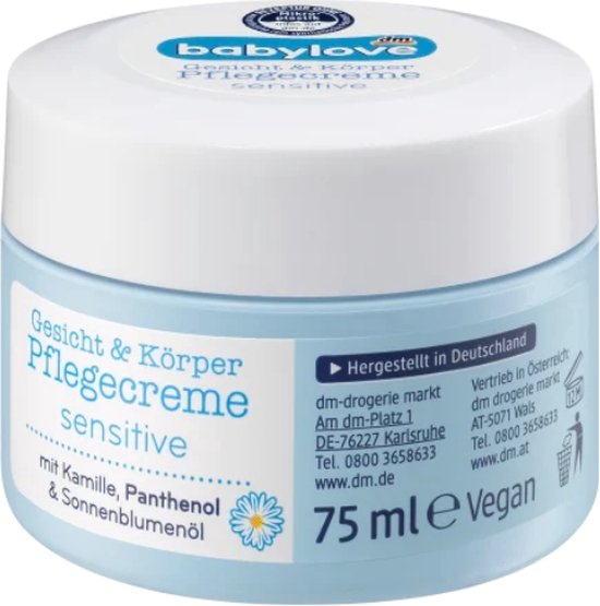 Babylove Babyverzorgingscreme Gevoelig - 75 ml