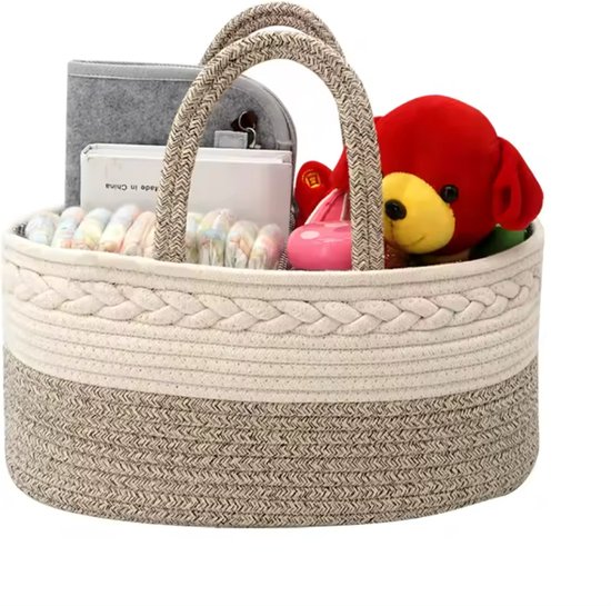 Babyluier Organizer - Organizer Luiers - Luiermand voor Babykameraccessoires - Opbergmand kinderkamer - LOUZIR van LOUZIR
