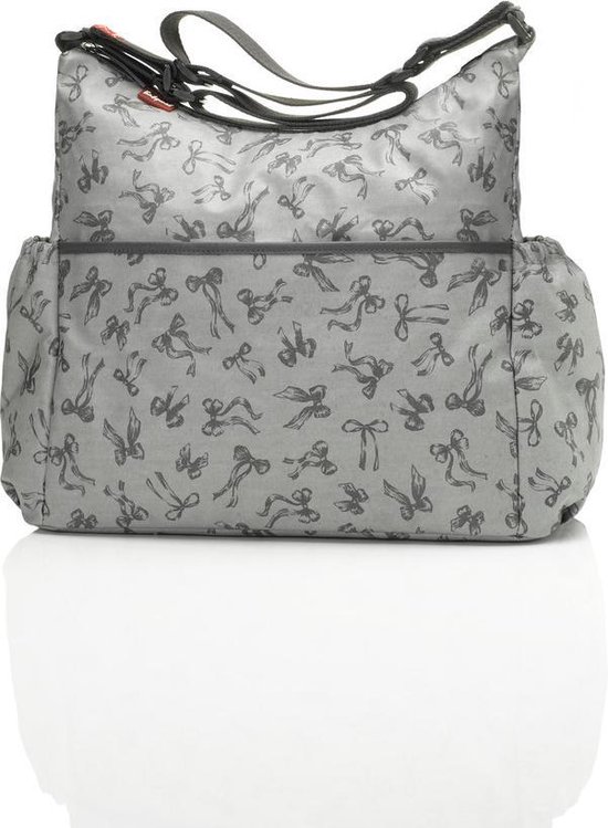 Babymel Luiertas Big Slouchy 33x45x16cm - Zilvergrijs van Babymel