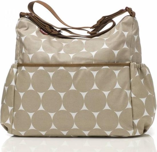 Babymel luiertas Big Slouchy Jumbo Dot Fawn van Babymel