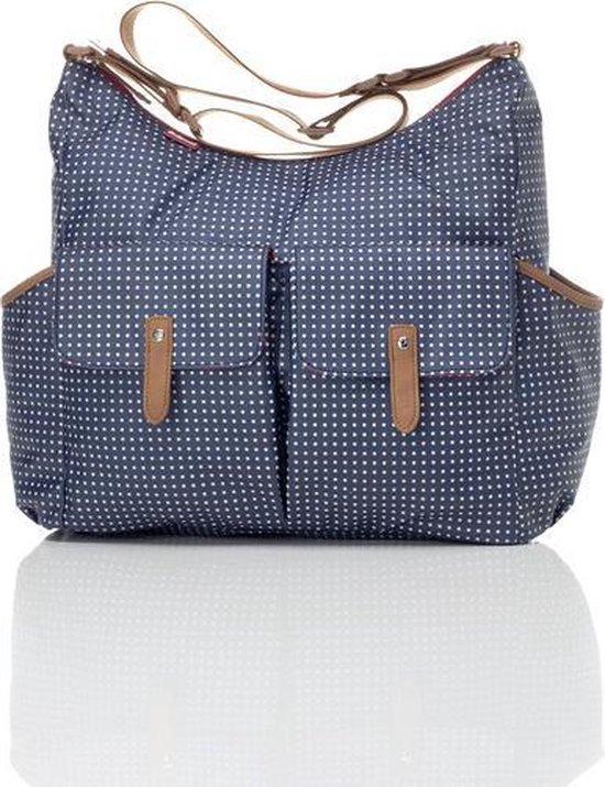 Babymel Luiertas Frankie 34x37x16cm - Blauw van Babymel