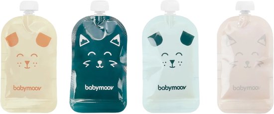 Babymoov - Herbruikbare Knijpzakjes - Isy Pouches - 20 stuks van Babymoov