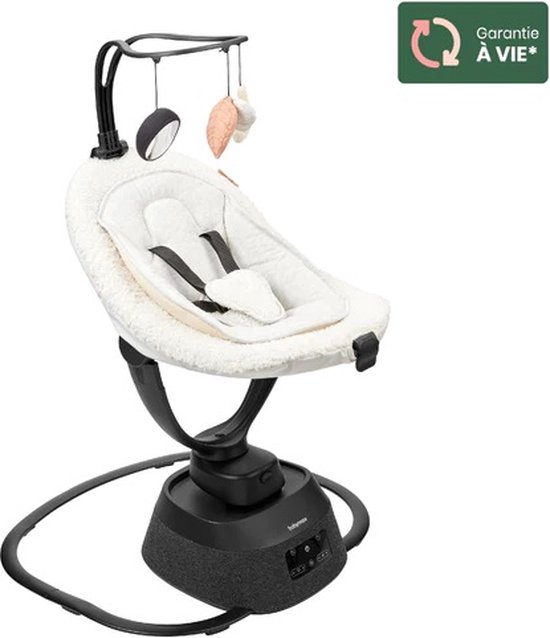 Babymoov Swoon Evolution Teddy Curl White Babyschommel A055020 van Babymoov