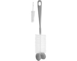BabyOno Flessen- en spenenborstel met mini-borsteltje