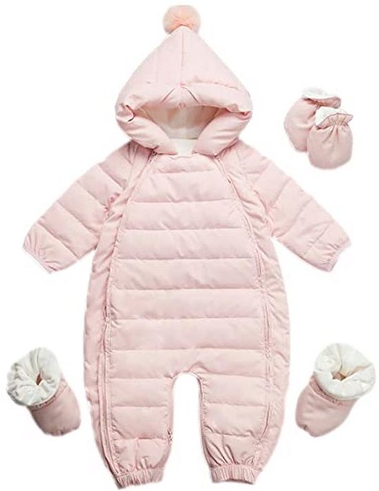 Babyoverall met capuchon - Sneeuwpak voor jongens en meisjes 3-24 maanden van Merkloos