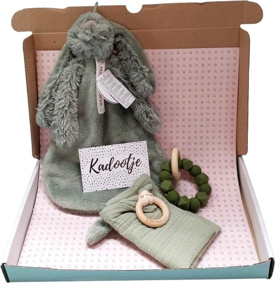 Babypakket konijn groen van BamBam