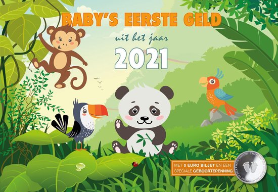 Baby's eerste geld Muntset 2021 van Merkloos