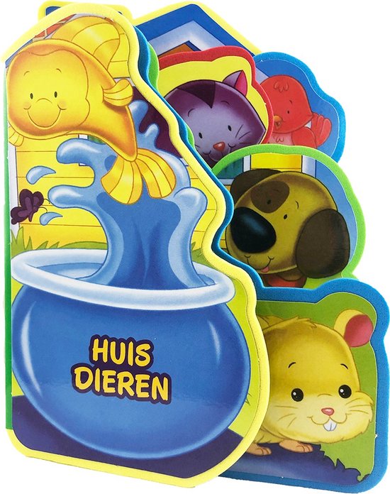 Baby's foamboek - Huisdieren - Zacht boekje voor de kleine handjes van Lantaarn Publishers