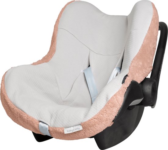 Baby's Only Baby autostoelhoes 0+ Cozy - Geschikt voor Maxi Cosi - Tuscany - Hoes voor de autostoel met teddystof - Geschikt voor 3- & 5-puntsgordel van Baby's Only