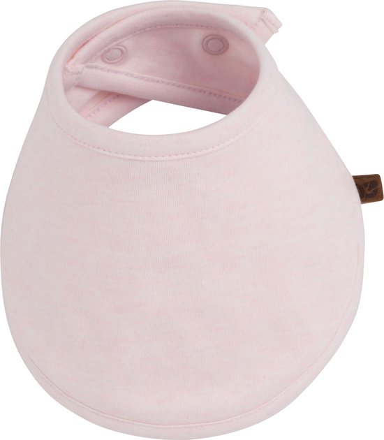 Baby's Only Bandana slab - Slabber Melange - Classic Roze - 100% ecologisch katoen - 0-8 maanden - Verstelbaar in twee maten van Baby's Only