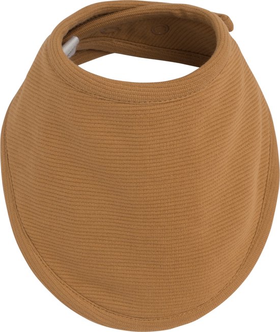 Baby's Only Bandana slab - Slabber Pure - Caramel - 100% ecologisch katoen - 0-8 maanden - Verstelbaar in twee maten van Baby's Only