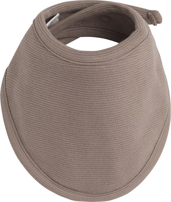 Baby's Only Bandana slab - Slabber Pure - Mokka - 100% ecologisch katoen - 0-8 maanden - Verstelbaar in twee maten van Baby's Only