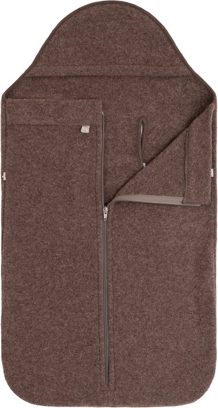 Baby’s Only Merino Brushed Meadow Voetenzak Autostoel 0+ - Gemaakt van 100% Merinowol - geschikt voor 3- en 5-puntsgordel - Te gebruiken tijdens 4 Seizoenen - Taupe van Merkloos