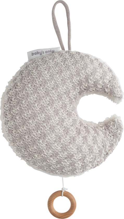 Baby's Only Muziekdoosje maan Happiness - Urban Taupe - 18 cm van Baby's Only
