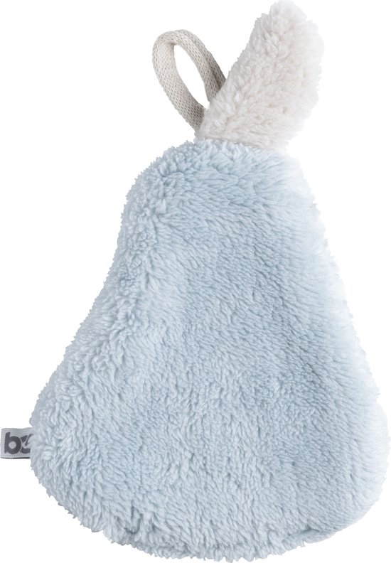 Baby's Only Speendoekje Cozy Peer - Speenknuffel van Teddystof in peer-vorm - Misty Blue van Baby's Only
