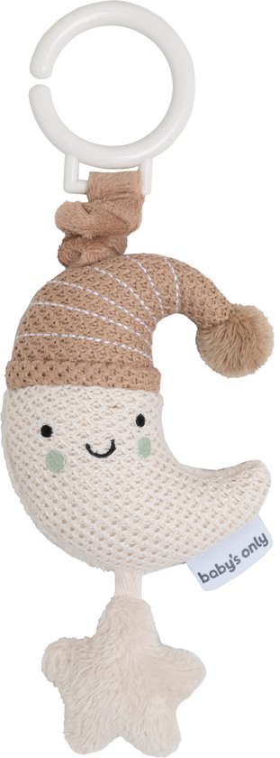 Baby's Only Trilmaantje Heaven - Reisspeelgoed - Speelgoed voor onderweg - Maxi-cosi speelgoed - Buggy speelgoed - Clay/Warm Linen van Baby's Only