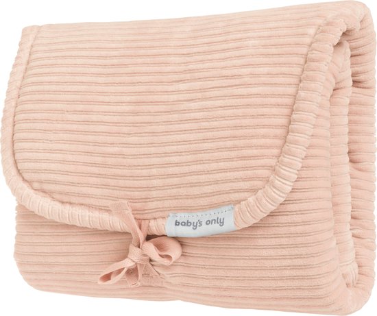 Baby's Only Verschoonmatje Sense - Verschoningsmatje voor onderweg - Peach - Inclusief opbergzakje van Baby's Only