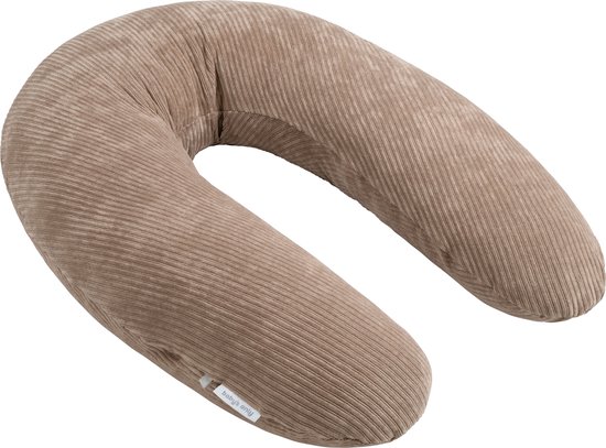 Baby's Only Voedingskussen - Zwangerschapskussen - Zijslaapkussen - Lichaamskussen Sense - Clay - 160 cm van Baby's Only