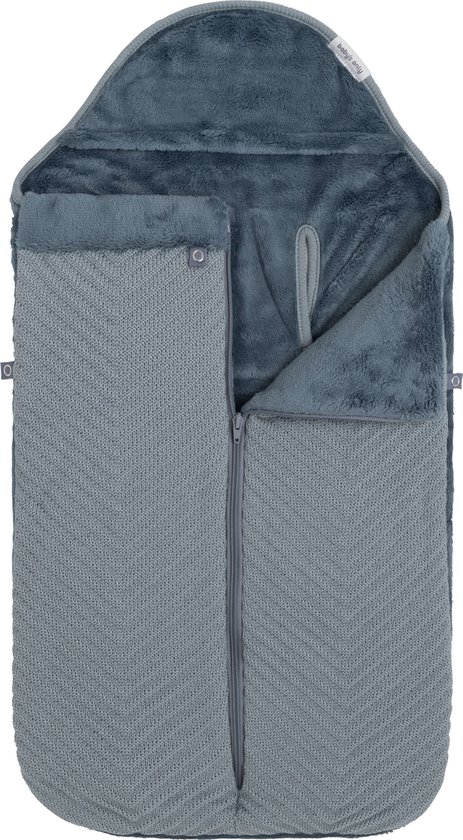 Baby's Only Voetenzak autostoel 0+ Grace - Nordic Blue - Geschikt voor drie- en vijfpuntsgordel - Universeel in gebruik van Baby's Only
