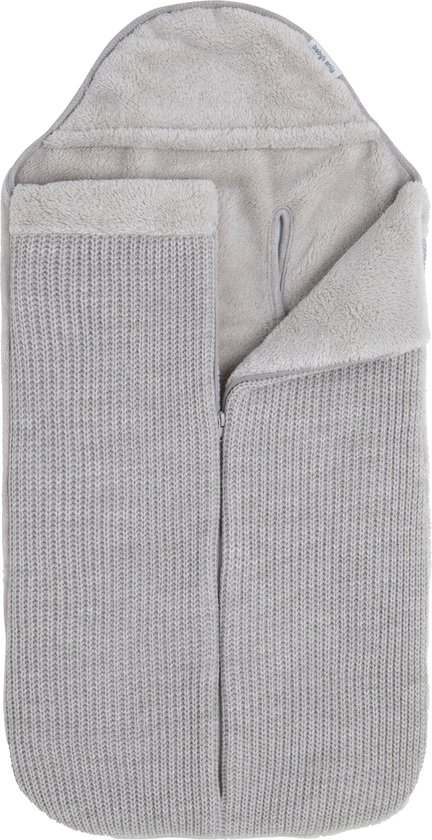 Baby's Only Voetenzak autostoel 0+ Hope - Dusty Grey - Geschikt voor drie- en vijfpuntsgordel van Baby's Only