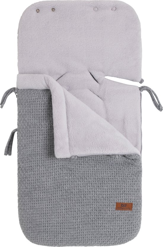 Baby's Only Voetenzak autostoel 0+ Robust - Grijs - Geschikt voor drie- en vijfpuntsgordel van Baby's Only