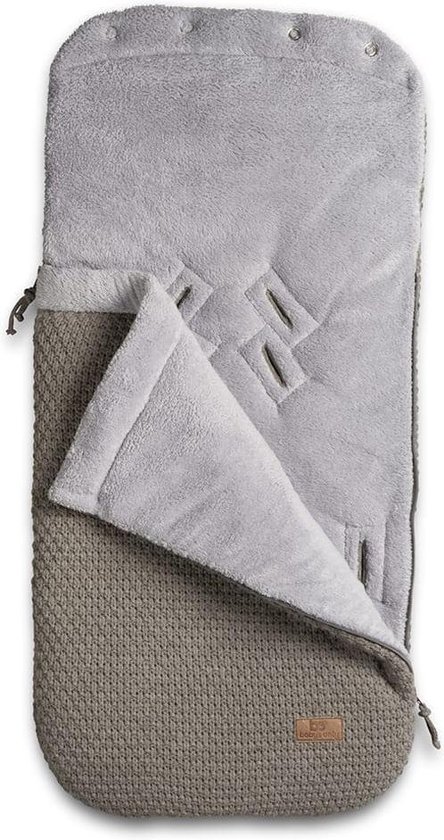 Baby's Only Voetenzak autostoel 0+ Robust - Taupe - Geschikt voor drie- en vijfpuntsgordel van Baby's Only