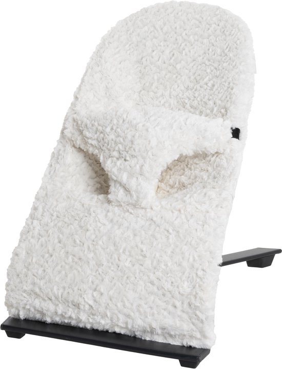 Baby's Only Wipstoelhoes Snow - Beschermingshoes voor wipstoel - Hoes wipstoel - Wolwit - o.a. geschikt voor Mimi wipstoel - Q-Bouncer van Merkloos