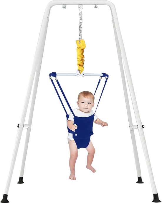 Babyschommel - Schommelstoel - Deurhopper - Met Babyzitje en Standaard - Voor Peuters - 6-24 Maanden van Merkloos