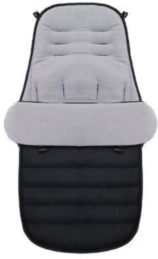 Babyslaapzak - afneembare rits - antislip en warm - 42×90×12 cm - zwart van Merkloos