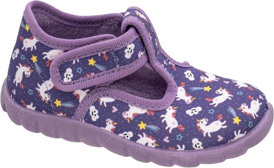 Babyslofjes - Slippers Kinderen - Binnen Dragen - Digitale Print - N.v.t. - Paardjes