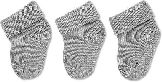 Babysokjes 3-Pack - Eerste Sokjes - Dagelijks Gebruik - Zonder Drukrand - 3 Stuks - Blauw