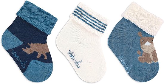 Babysokken 3-pack - Kindersokjes - Comfortabel Dragen - Zachte Pluche - 3 Paar - Multicolor