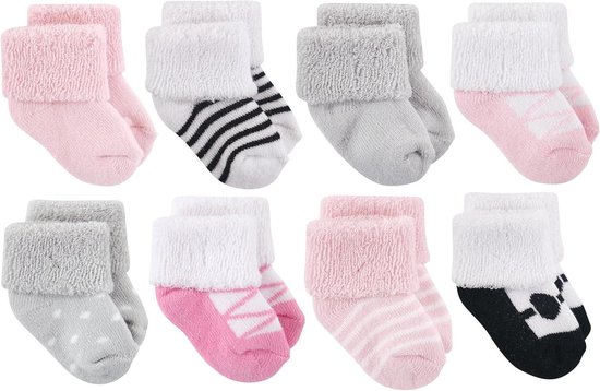 Babysokken - Sokjes voor baby's - Babyvoeten warm - Zachte badstof - One size - Wit