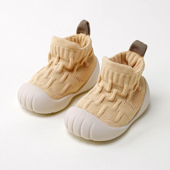 Babysokken Zachte Zool - Peuterschoentjes Kruipschoenen - Eerste Wandeling Binnen - Ademend Lichtgewicht Materiaal - 20x3x5cm Verpakking - Zoals Afgebeeld