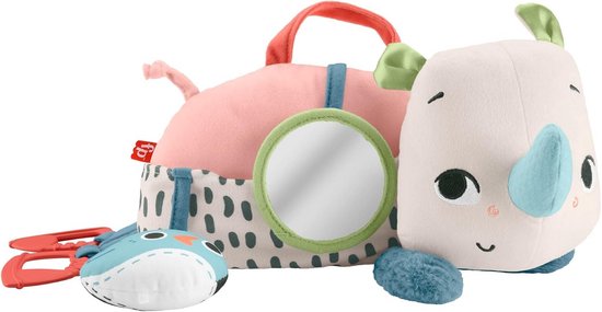 Babyspeelgoed op de buik spelen voor pasgeborenen, knuffeldier met zintuiglijke activiteiten van Merkloos