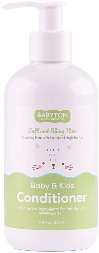 BABYTON - Natuurlijke Conditioner - Voedt het haar en maakt gemakkelijk doorkambaar - Voor baby en kinderen - 250ml van Merkloos