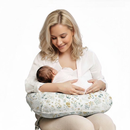 BabyUniverse Serie - Voedingskussen - Polne Kwiaty - Ondersteuning - Ergonomisch