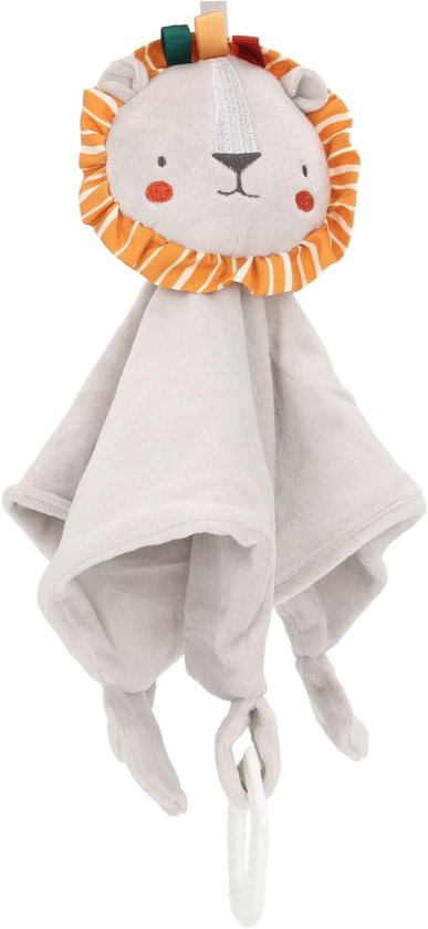 Babyveiligheidsdeken - Knuffel - Comfort en Slaap - Zacht Dierlijk Design - 19 x 7 cm - Leeuw